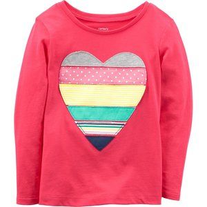 Carter's Toddler Girls One of a Kind Heart Tee 5T